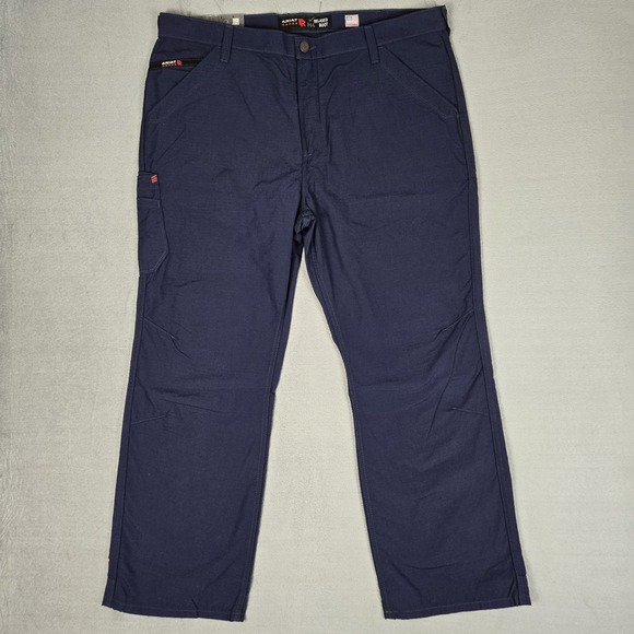 Ariat Work FR M4 Pants Mens 40x30 Blue Relaxed Boot Cut Flame Resistant CAT2 NWT